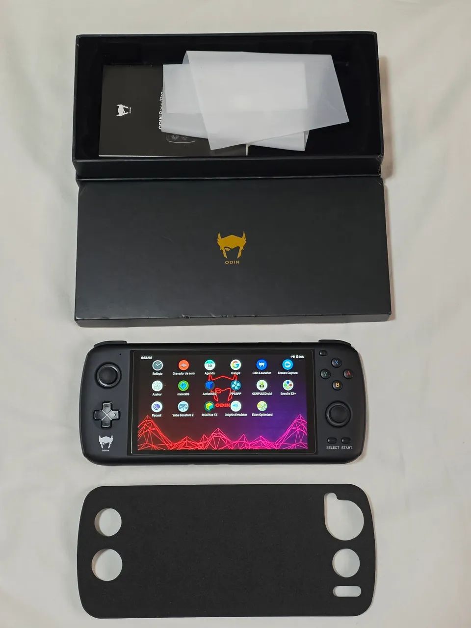 AYN ODIN PRO 128gb + 64gb micro sd 8gb RAM roda até switch só