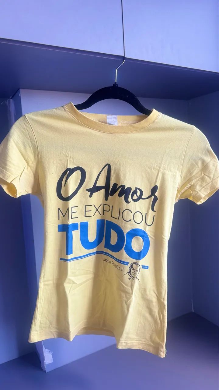 Camisa tecido do ceu