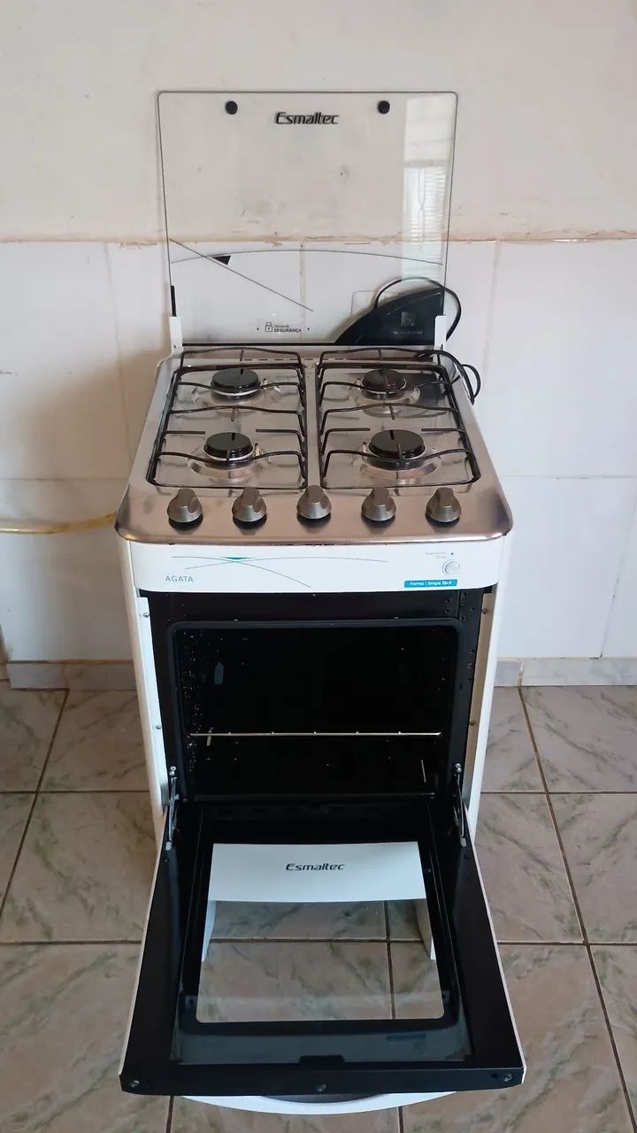 Fogão 4bocas esmaltec elétrico  - Foto 3