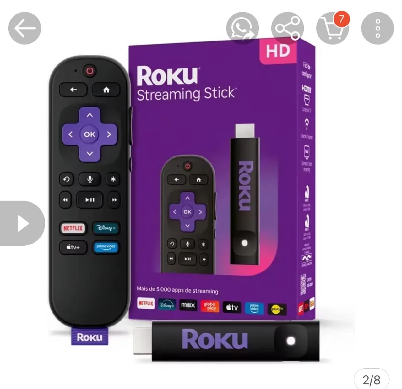 Roku e Game Stick 