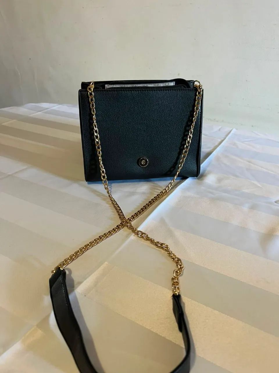 Bolsa preta Minie pequena NOVA sem uso  - Foto 2