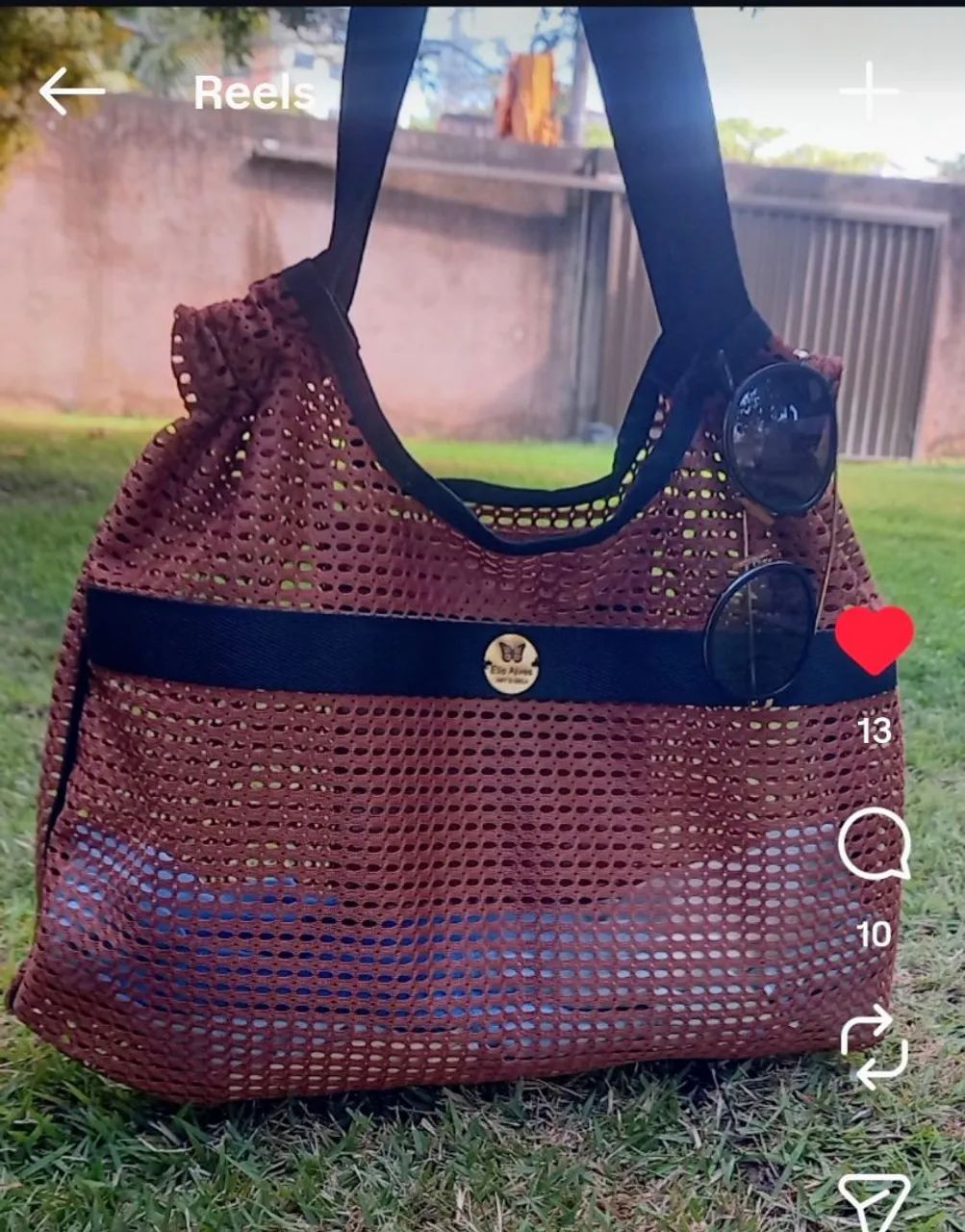 Bolsa em tela - Foto 2