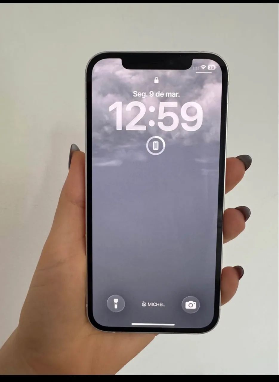 iPhone 12 128Gb branco tudo original 