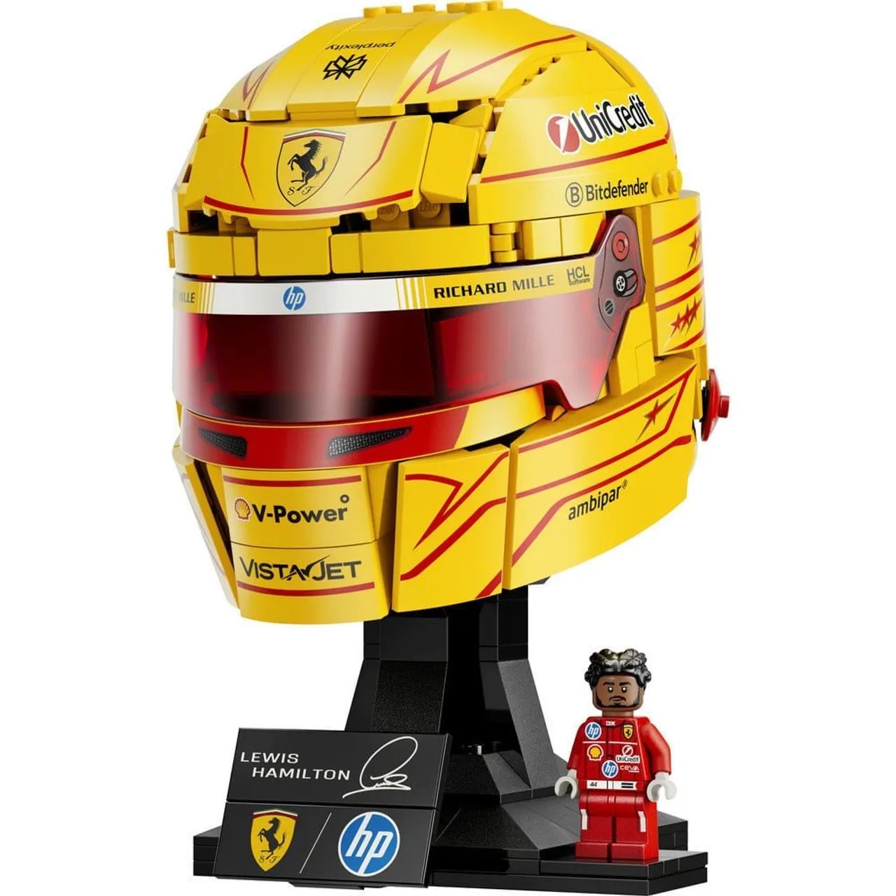 LEGO - Capacete Scuderia Ferrari HP De Lewis Hamilton
