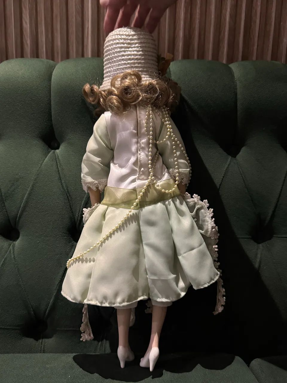 Boneca porcelana vintage 48 cm - Foto 2