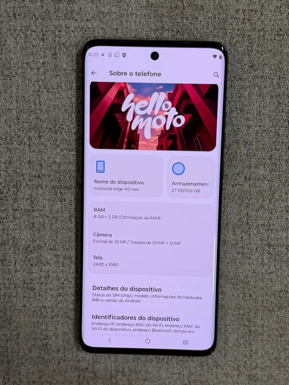 Celular Motorola Edge 40 Neo (Anápolis) - Foto 2