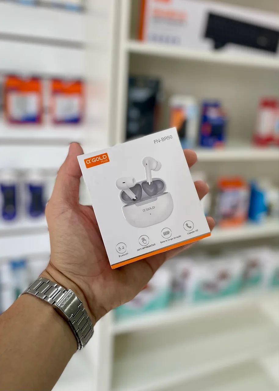 Fone de Ouvido sem Fio - Via Bluetooth 