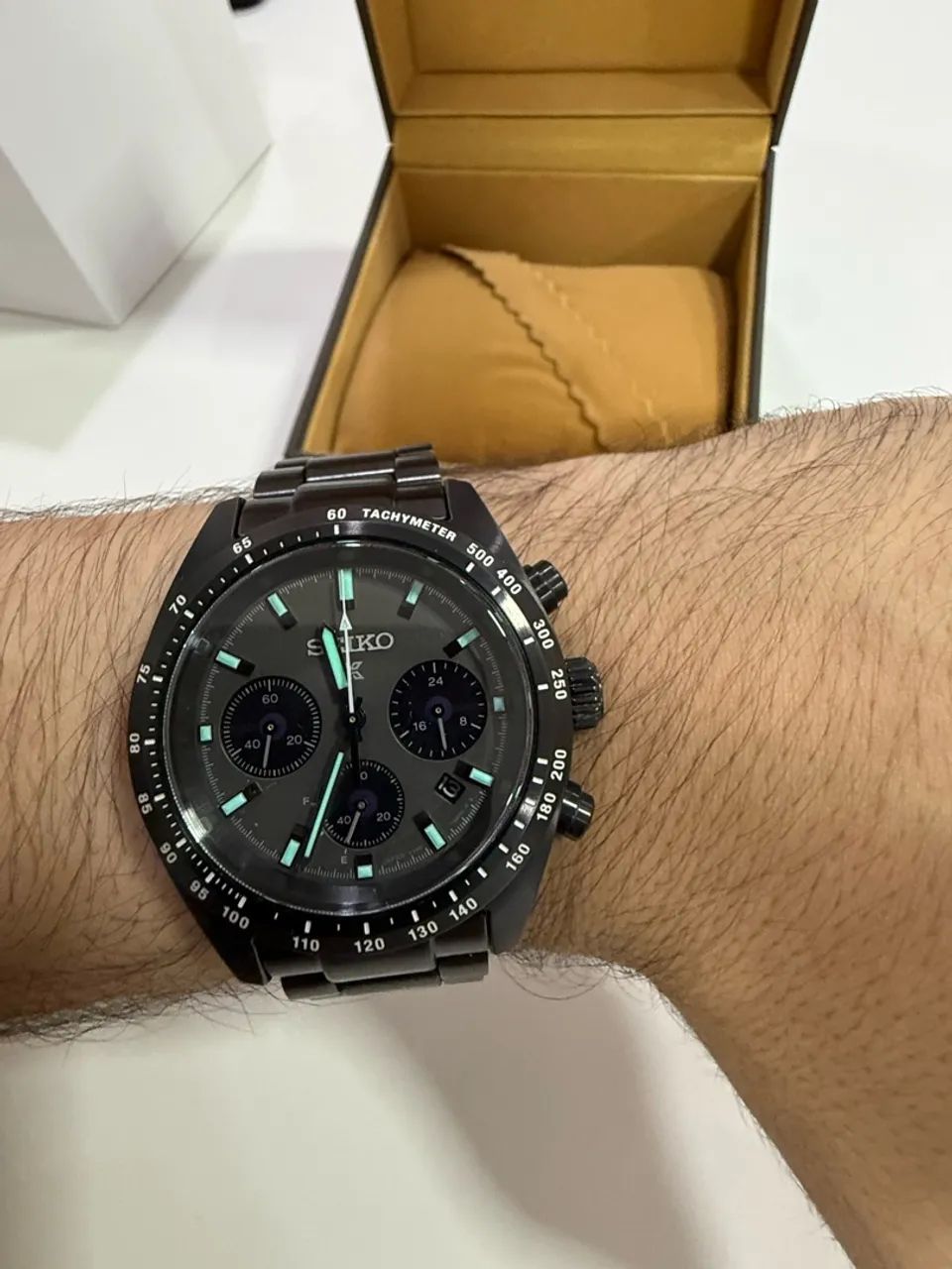 Seiko Prospex Speedtimer ?The Black Series - Night Vision? - Foto 2
