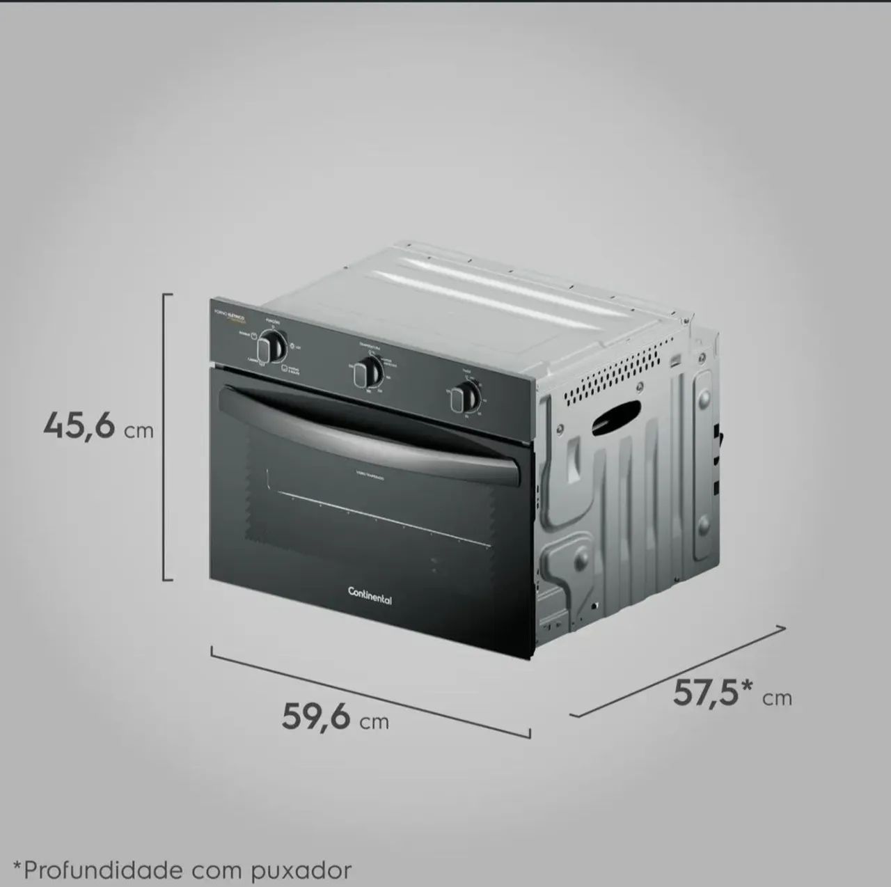 FORNO ELÉTRICO CONTINENTAL 50L 