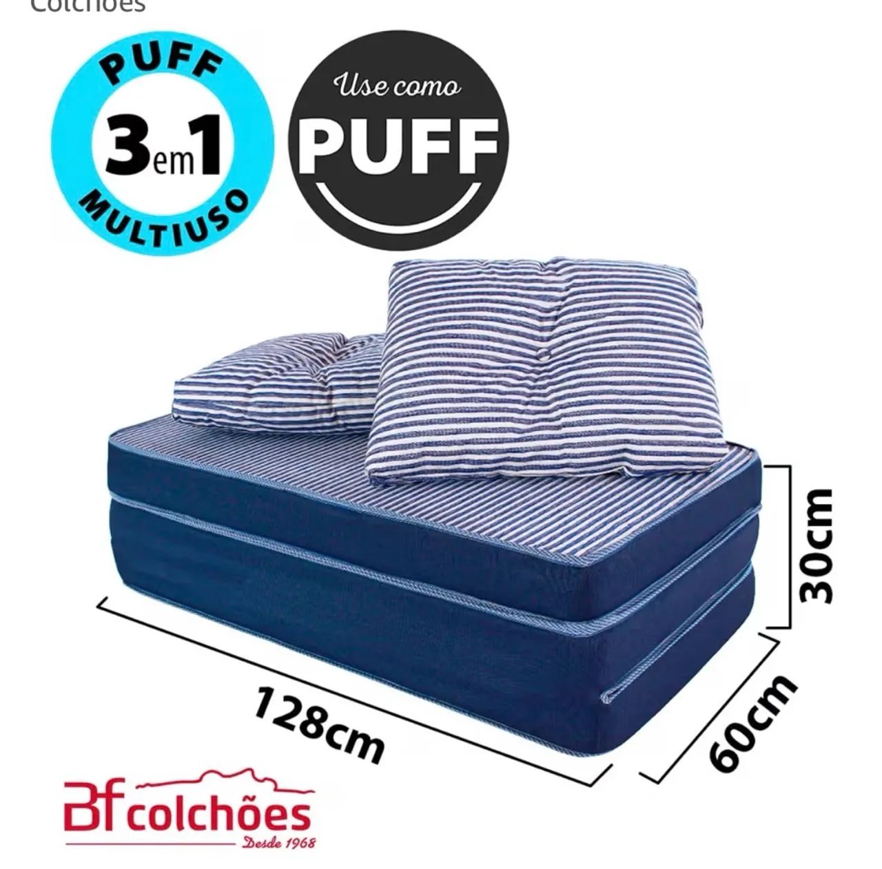 Sofá cama colchonete casal - Foto 3
