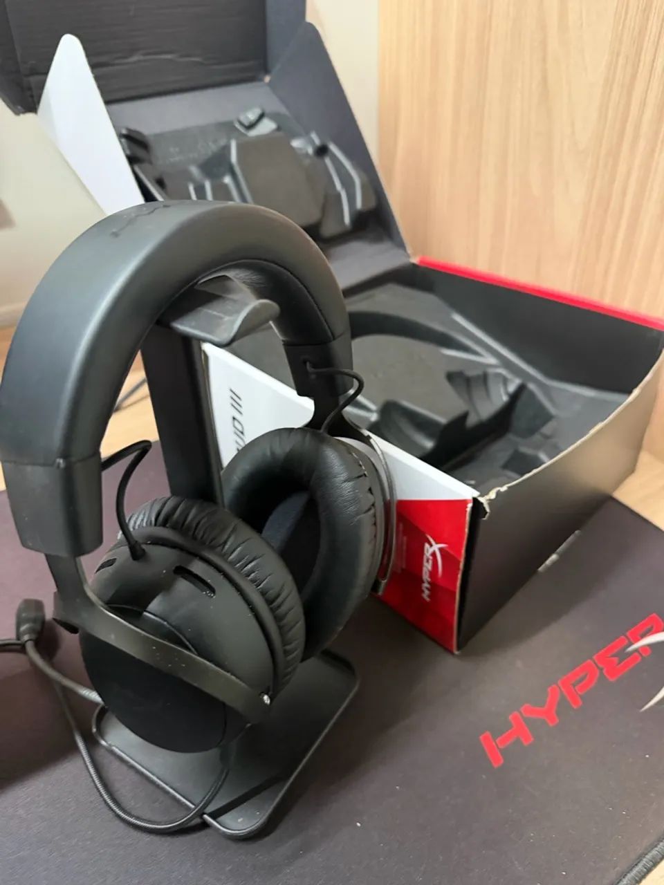 Headset HyperX cloud 3 com fio (zero)