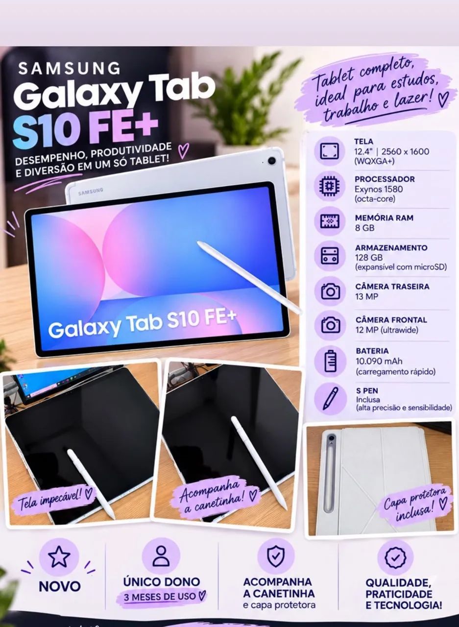 SAMSUNG TAB S10 FE+ 