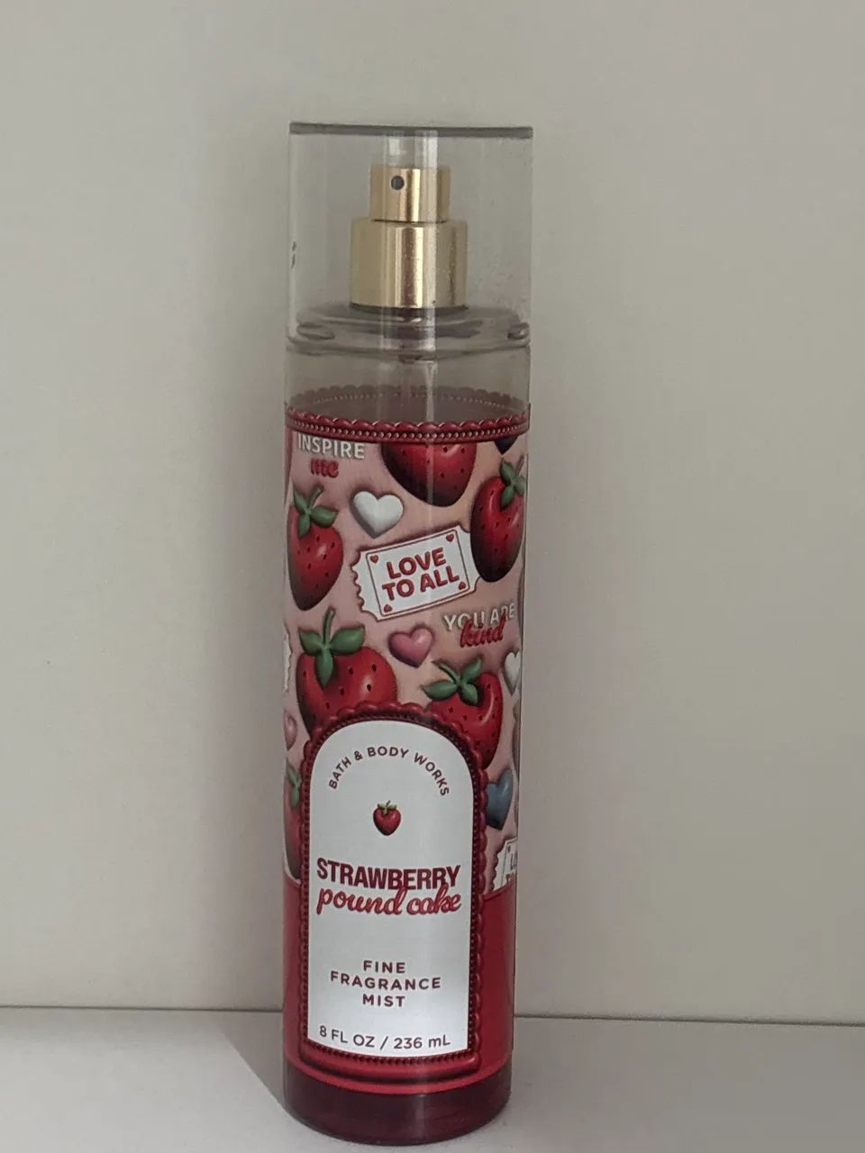 Body Splash Strawberry Pound Cake