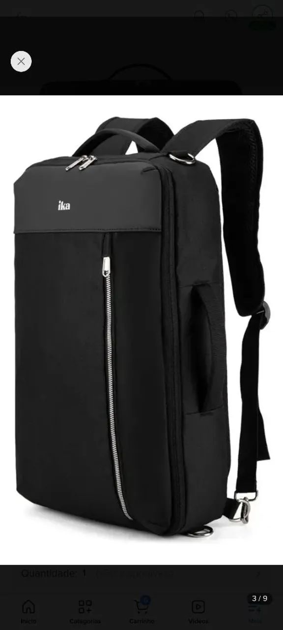 Mochila Bolsa Pasta Notebook  - Foto 3