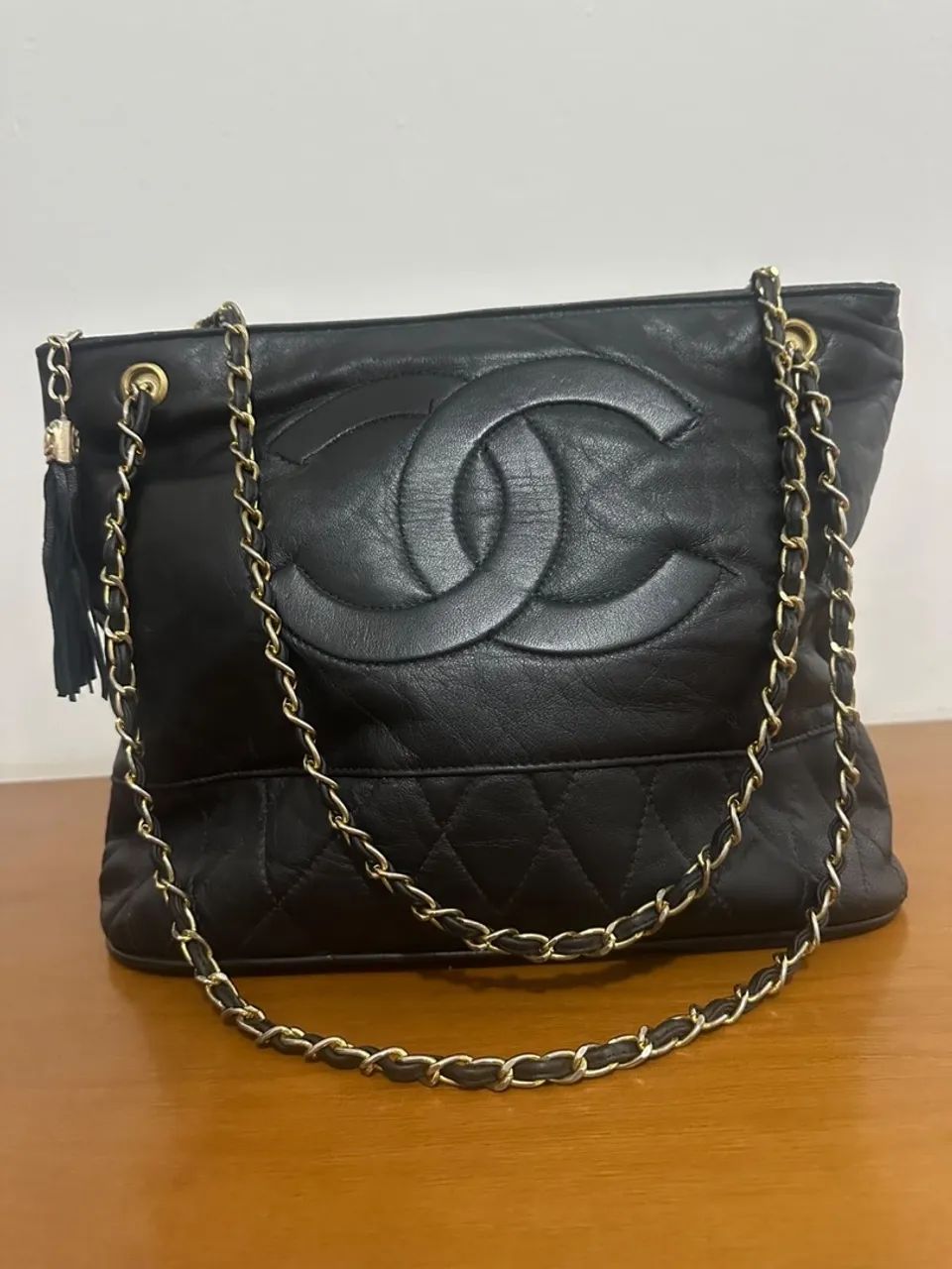 Bolsa preta Chanel 