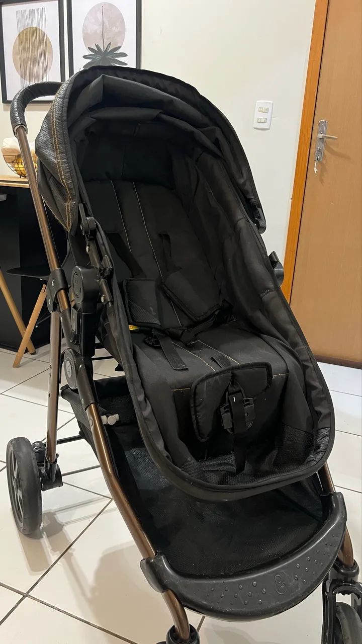 Carrinho moisés com bebê conforto - Foto 2