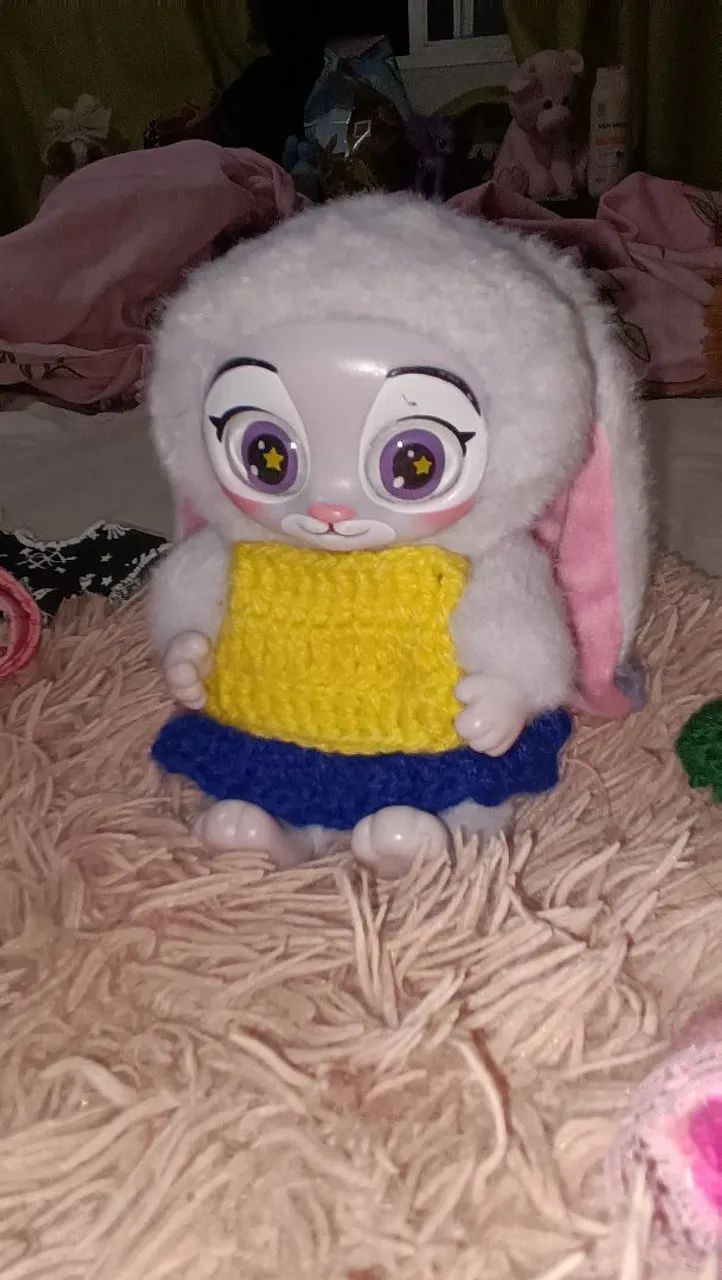 Boneca Judy Zootopia estilo labubu, com articulação interna - Foto 2