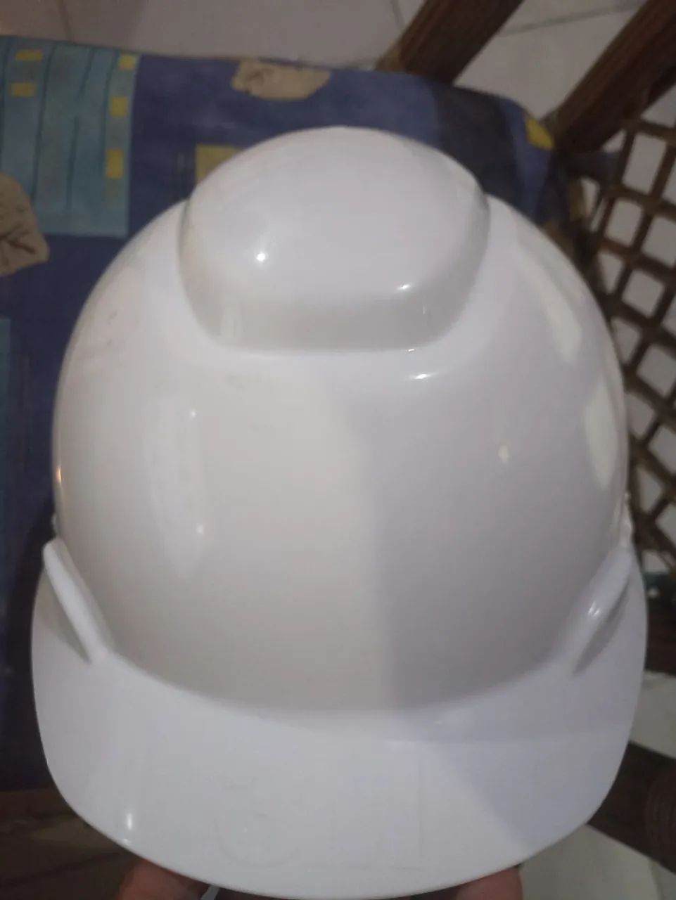 Capacete Msa V gard Banco Engenheiro Push MSA