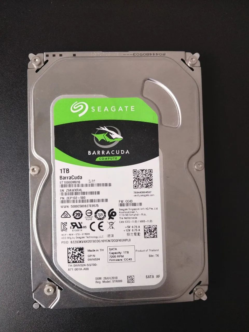 HD SEAGATE BARRACUDA de 1 TB de ram - Foto 4
