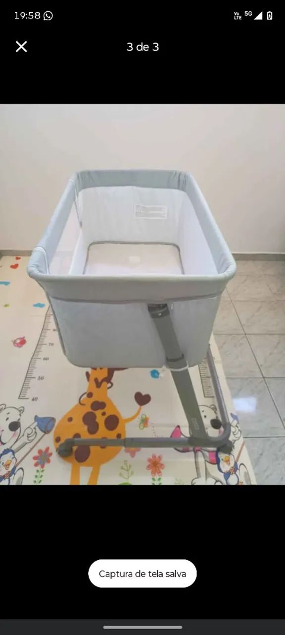 BERÇO PORTÁTIL (COSCO KIDS) - Foto 3