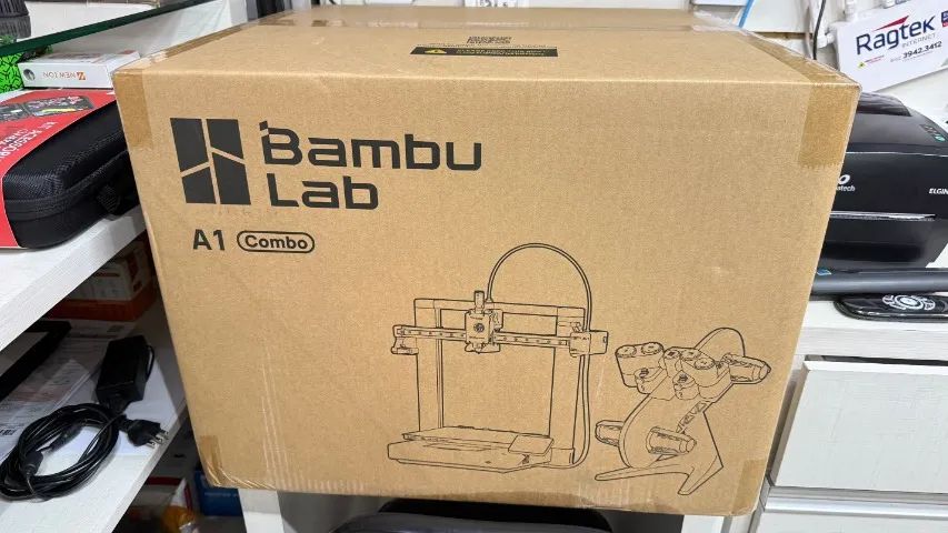 Impressora 3D Bambu Lab A1 Combo + AMS Lite - Nova - Foto 2