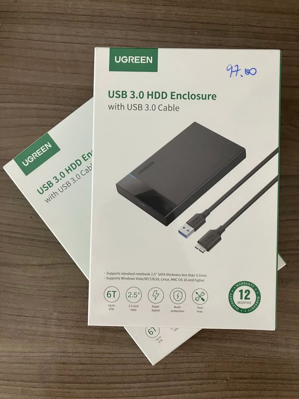 Case HD notebook 1TB 500GB