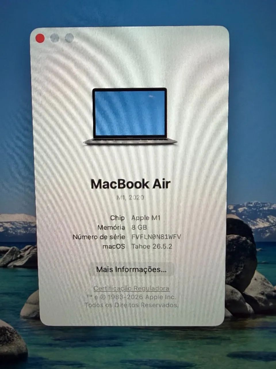 Macbook Air M1 256 Gb De Ssd - Prata 13 Polegadas (Usado) - Foto 5