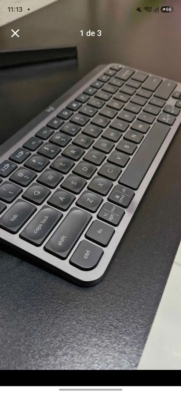 Teclado sem fio Logitech mx keys mini - Foto 3