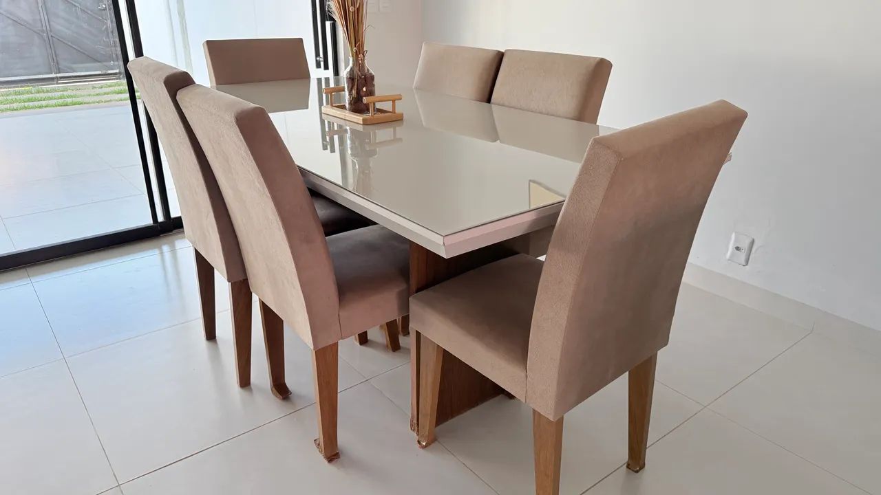 Mesa de Jantar + 6 cadeiras  - Foto 4