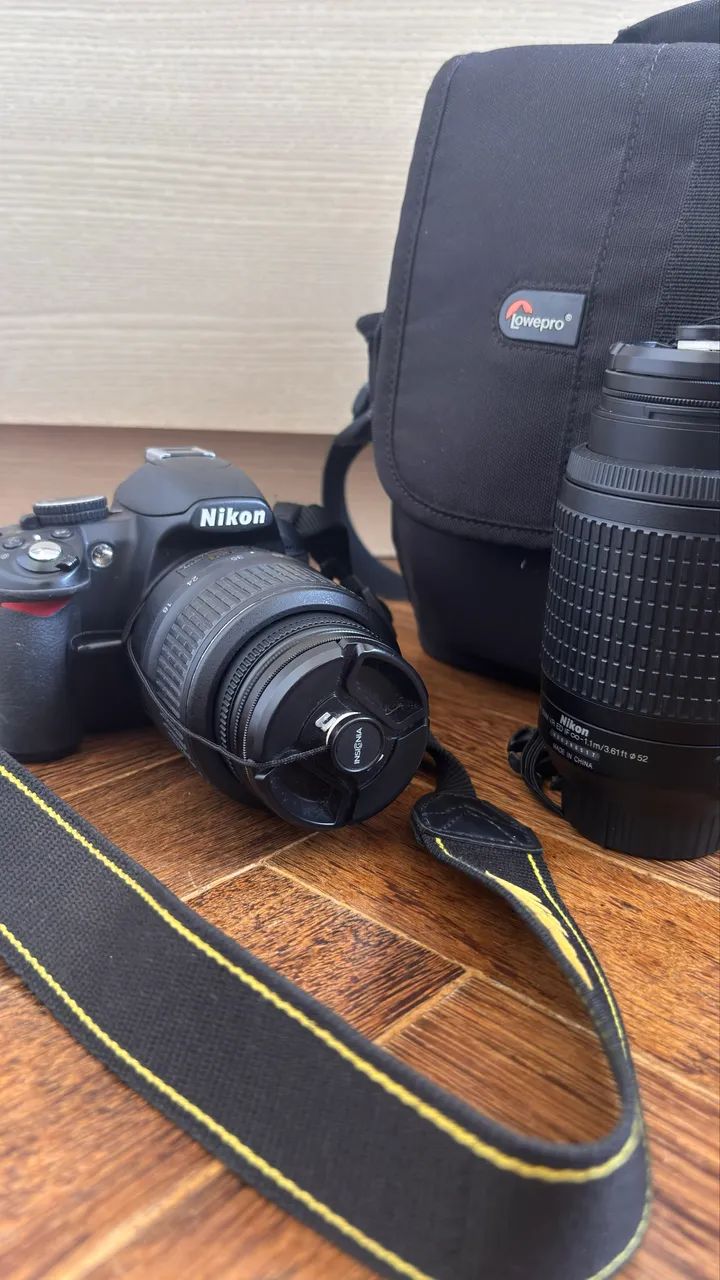 Camera Nikon D3100 com 2 Lentes 