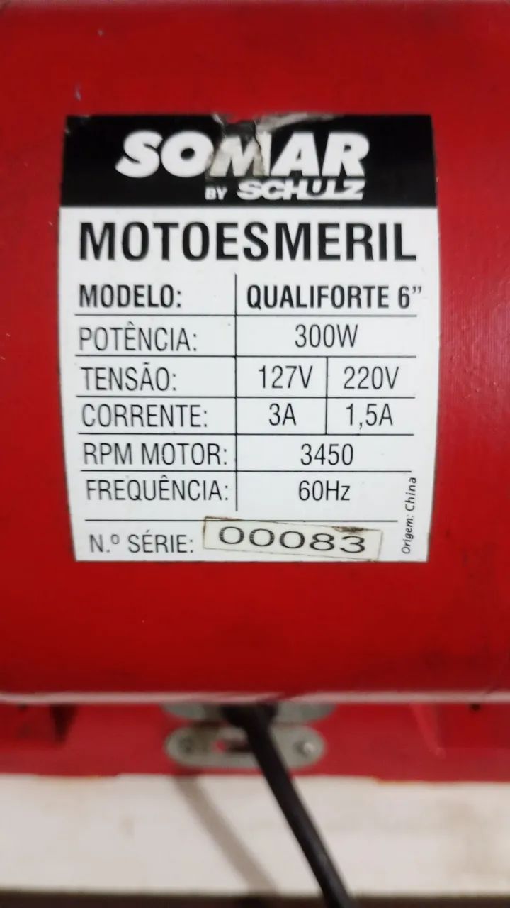 Moto esmeril de bancada 6 polegadas SCHULZ  - Foto 4