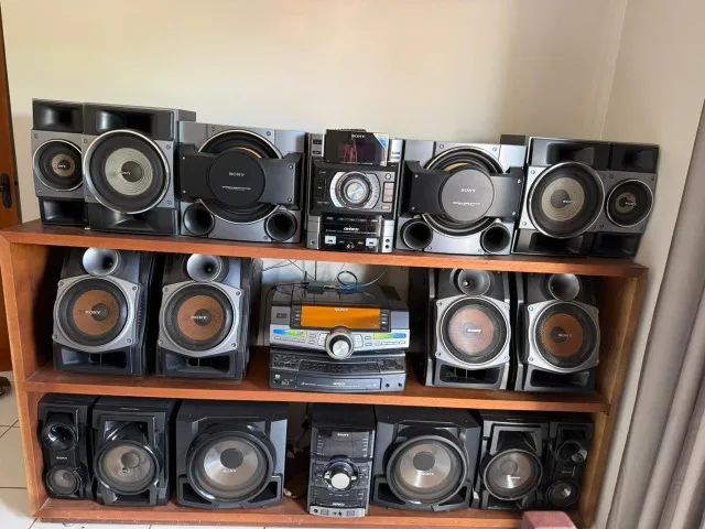 Coleção mini system Sony Genezi