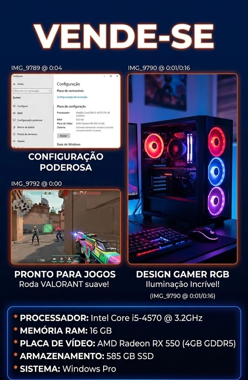 COMPUTADOR GAMER