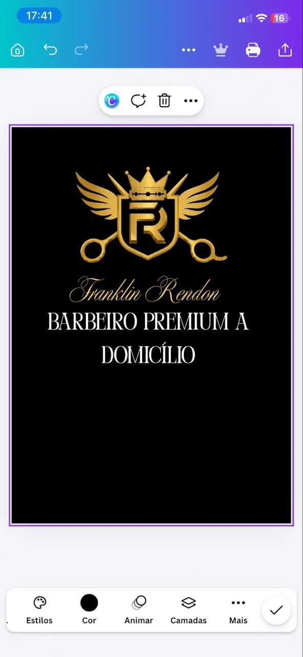 Barbeiro a domicílio 