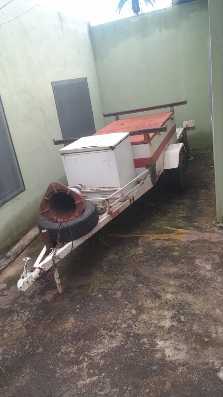 Barco, motor e carretinha  - Foto 5