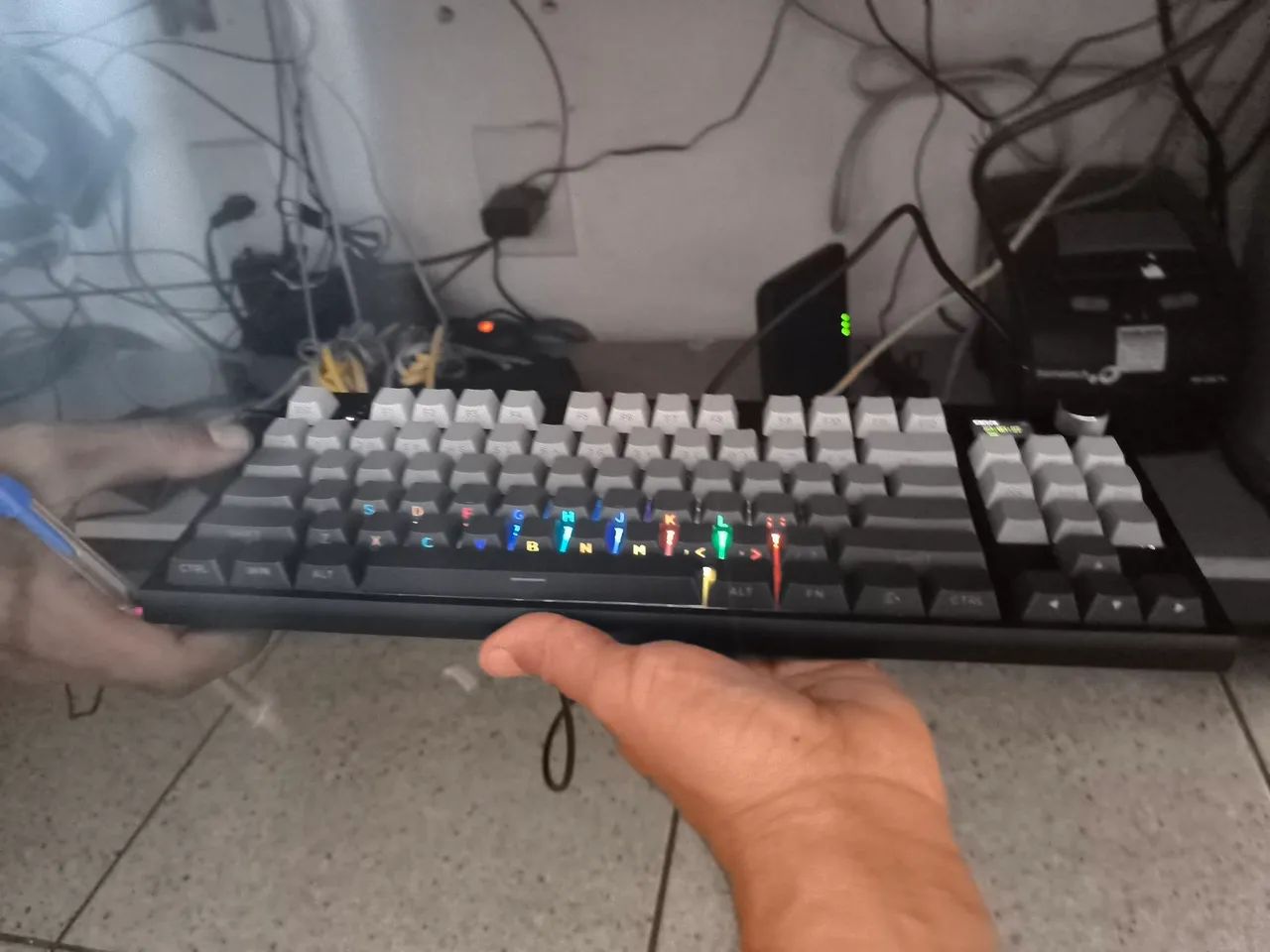 Teclado attack shark K86 preto - Foto 2