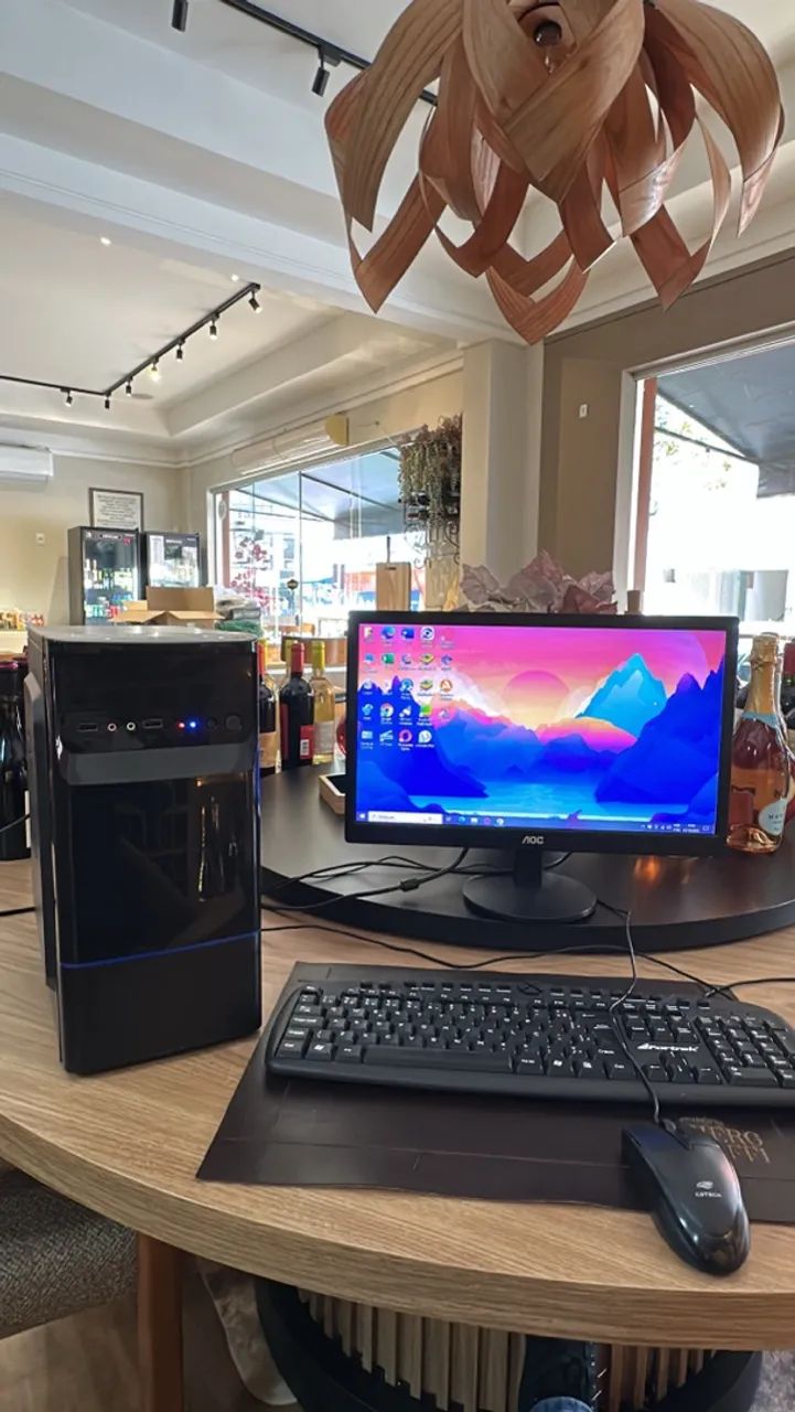 Pc core i3 4ram para usar em caixa com programa ou estudo 