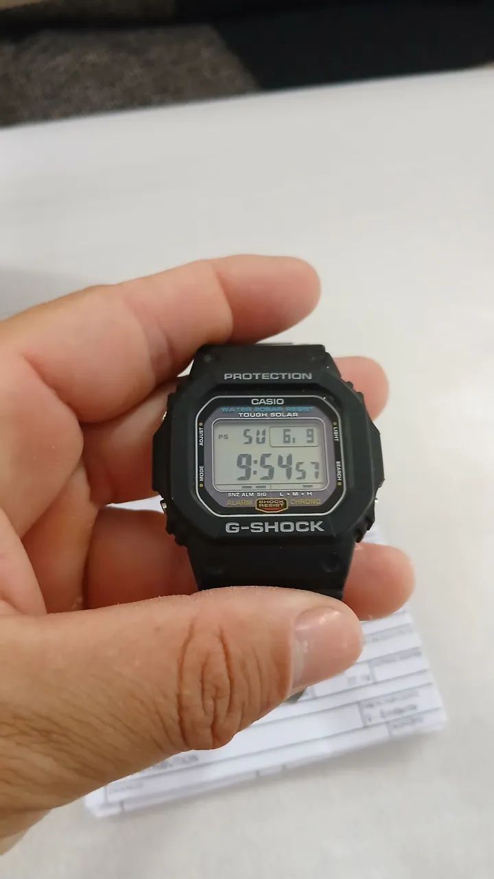 CASIO G-SHOCK G-5600UE-1DR TOUGH SOLAR ORIGINAL | NOVO + GARANTIA <br> - Foto 4