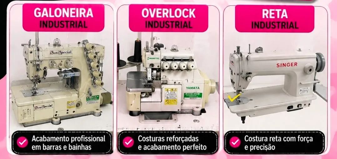 Máquinas de costura industrial 