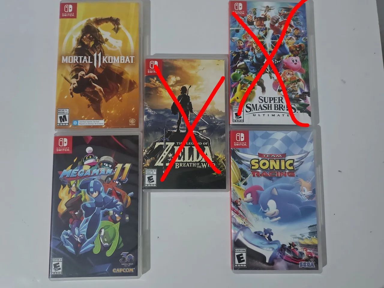 (OPORTUNIDADE) Pack de jogos de Nintendo switch 