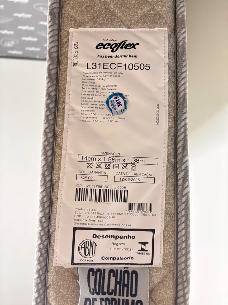 Colchão Ecoflex Casal D23 e Box - Foto 5