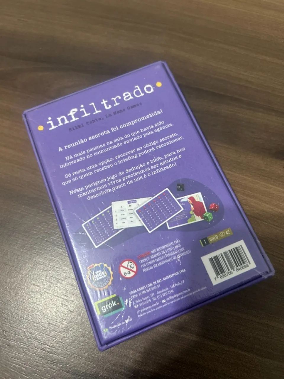 Jogo de cartas Infiltrado - Grok Party game LACRADO - Foto 4