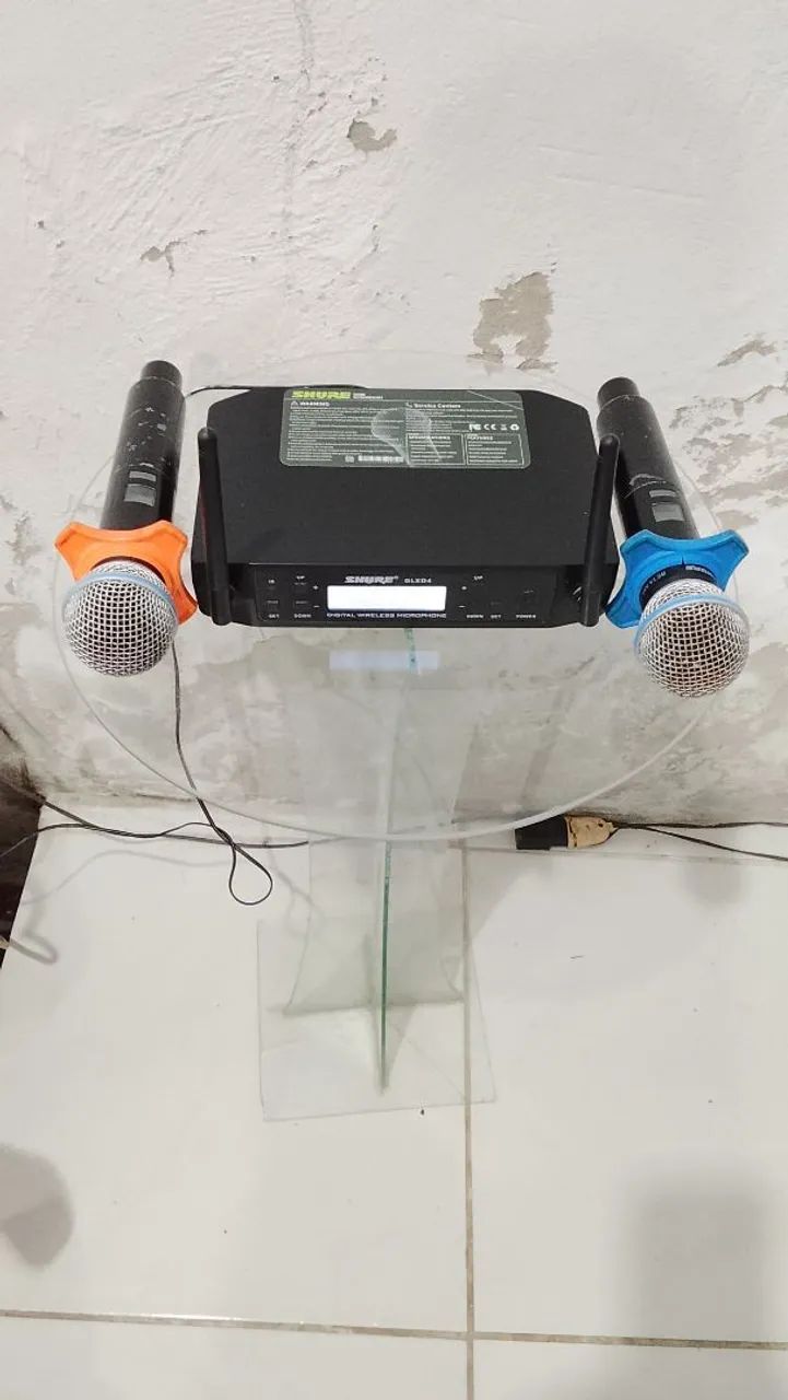 Microfone sem fio shure. - Foto 4