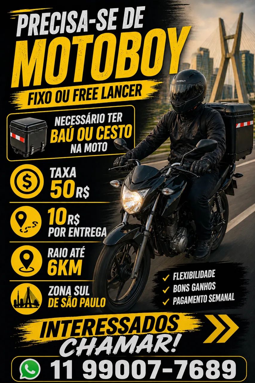 VAGA DE ENTREGADOR ZÉ DELIVERY