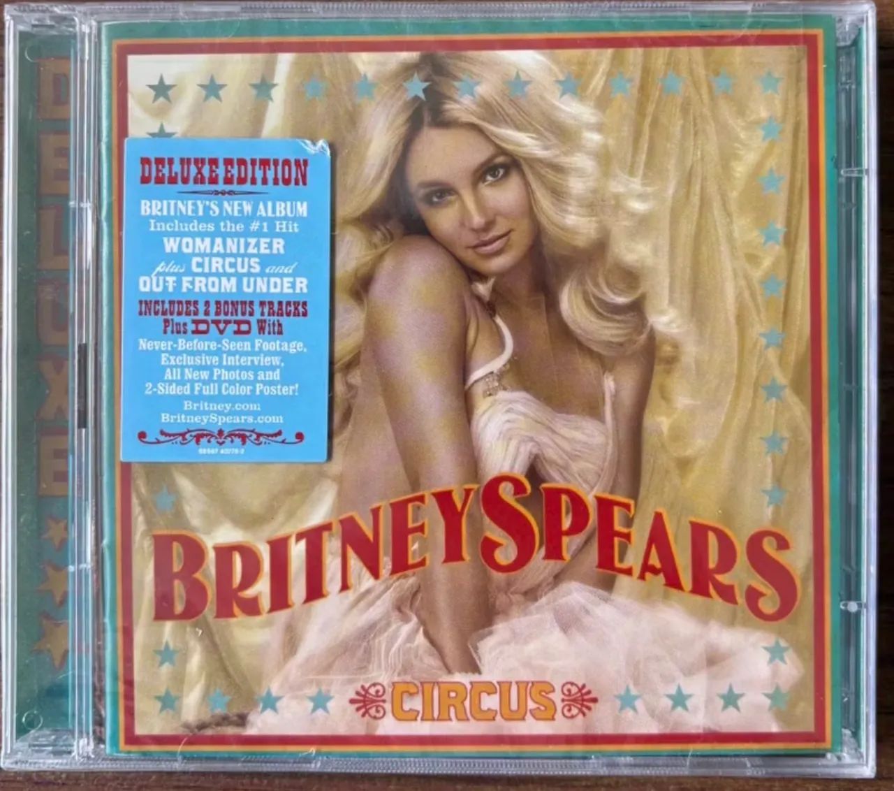 CD DVD Britney Spears Circus Deluxe Edition importado lacrado