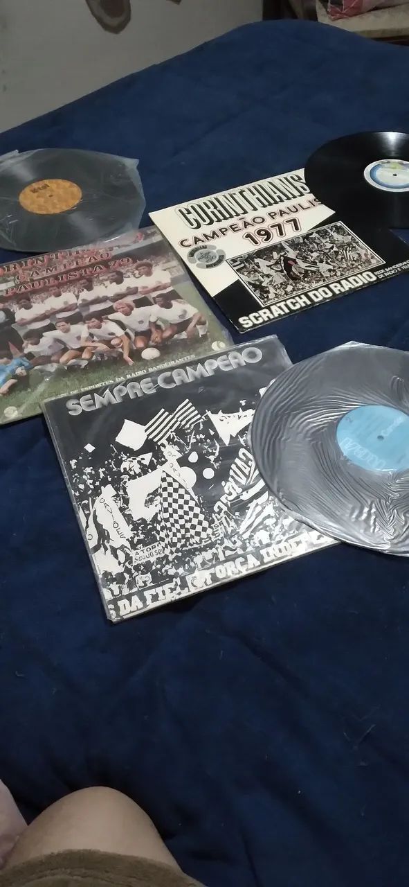 Discos vinil Corinthians 3 unidades 