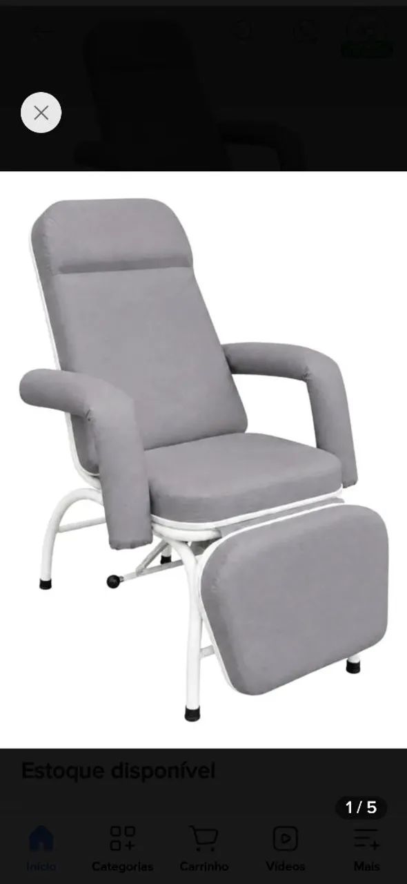 Poltrona Hospitalar Reclinavel