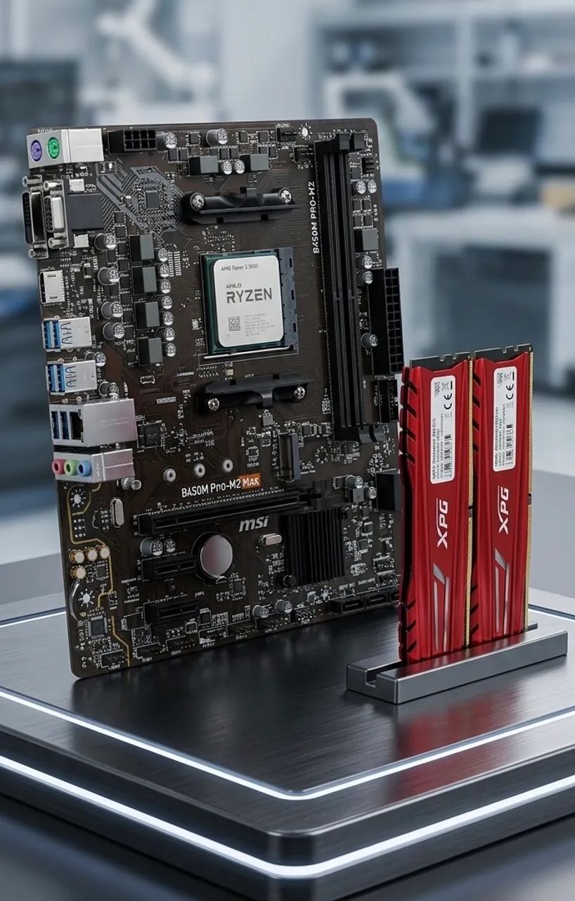 Kit Upgrade Ryzen 5, B450M, 16Gb Ram - Computadores e Desktops
