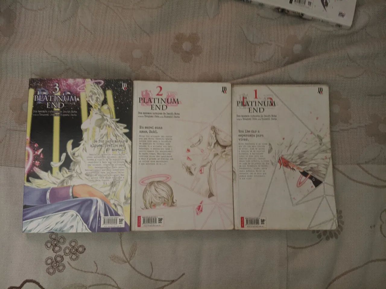 Mangá Platinum End - Vol. 1, 2 e 3.  - Foto 3
