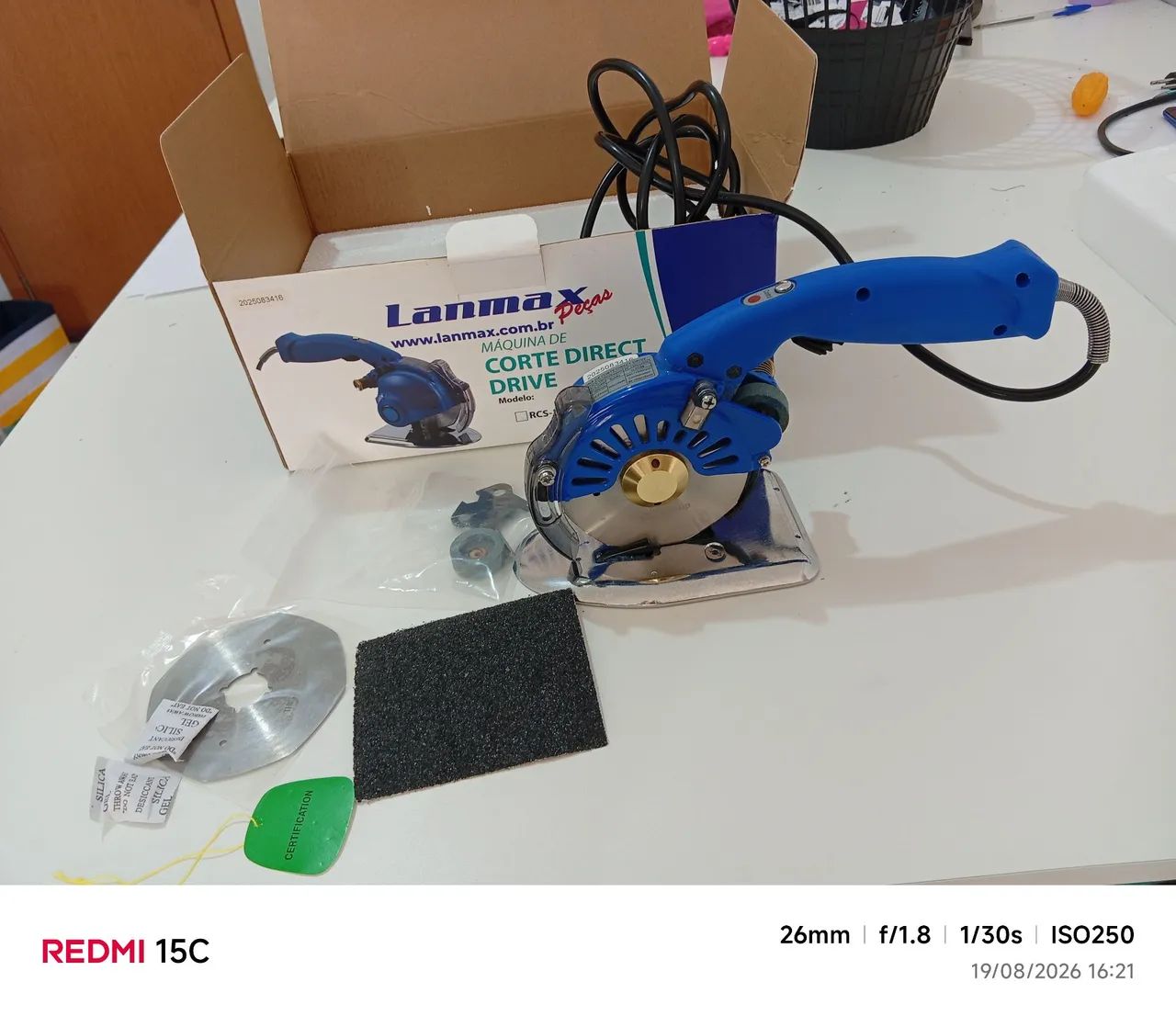 Máquina de cortar tecido direct drive  - Foto 4